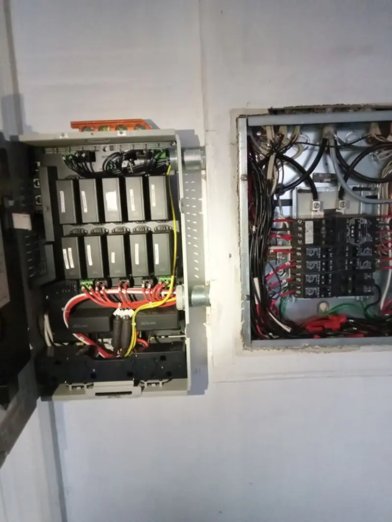 Electrical panel upgrade completed for Ring Doorbell Installation in Whitney